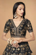 Load image into Gallery viewer, Buy Latest Black Lehenga Choli Online at Clothsvilla Clothsvilla