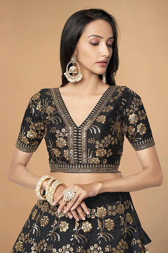 Buy Latest Black Lehenga Choli Online at Clothsvilla Clothsvilla
