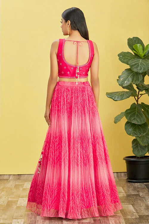 Buy Latest Pink Color Lehenga Choli Online Clothsvilla