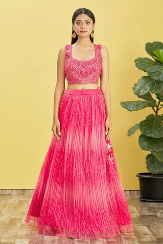 Buy Latest Pink Color Lehenga Choli Online Clothsvilla