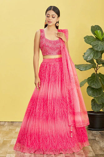 Buy Latest Pink Color Lehenga Choli Online Clothsvilla