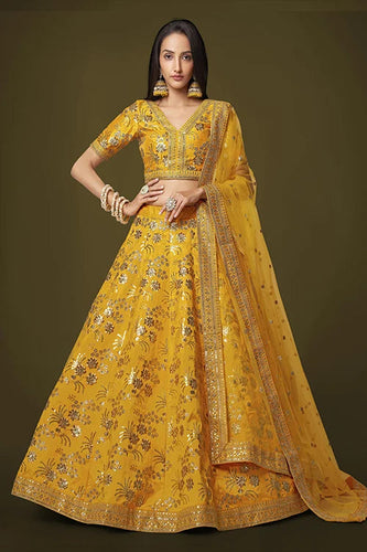 Buy Latest Yellow Lehenga Cholis Online Clothsvilla