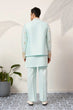 Load image into Gallery viewer, Luxury Wedding &amp; Carnival Wear Pista Green Koti Kurta for Men Clothsvilla