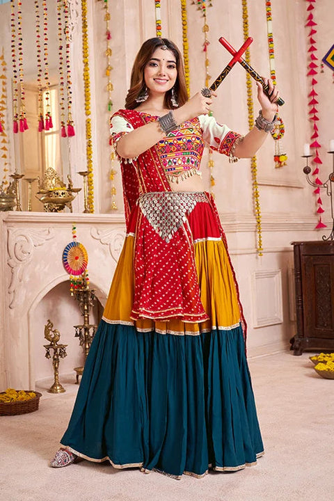 Classic Multi Color Chaniya Choli for Navratri Special Clothsvilla Main image