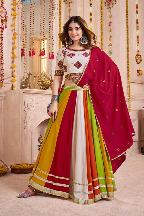 Colorful Traditional Chaniya Choli for Navratri Nights Clothsvilla
