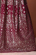 Load image into Gallery viewer, Dark Pink Georgette Lehenga Choli with Sequins Work Clothsvilla