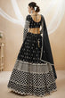 Load image into Gallery viewer, Black Color Exclusive Elegance and Stylish Lehenga Choli online Clothsvilla