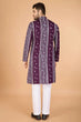 Load image into Gallery viewer, Purple Traditional Look Ethnic Wear Kurta for Men Clothsvilla