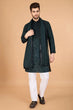 Load image into Gallery viewer, Designer Green Viscose Silk Kurta for Men Online Clothsvilla