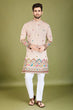 Load image into Gallery viewer, Designer Ivory Viscose Silk Men's Kurta Online Clothsvilla
