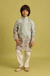 Load image into Gallery viewer, Trendy Pista Color Vantara Designer Kids Kurta Set Clothsvilla