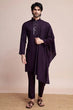 Load image into Gallery viewer, Purple Viscose Designer Kurta with Pant &amp; Dupatta Clothsvilla