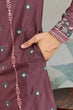 Load image into Gallery viewer, Embroidered Pastel Chocolate Kurta for Men Wear Clothsvilla