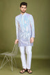 Load image into Gallery viewer, Wedding Designer Ombre Purple Kurta designer gents kurta Clothsvilla