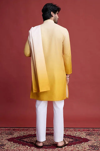 Stylish Designer Men’s Kurta Set with Real Mirror Work Clothsvilla