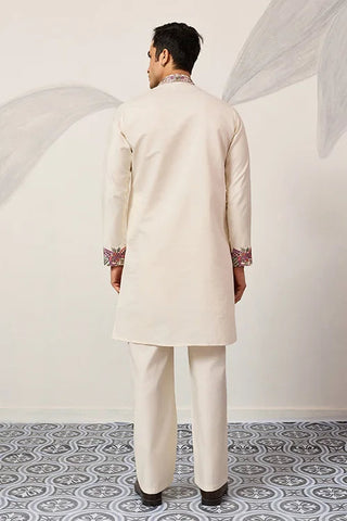 Traditional White Designer Kurta Pant Set for Mens Wear Clothsvilla