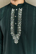 Load image into Gallery viewer, Traditional Green Kurta with Dupatta for Mens Wear Clothsvilla