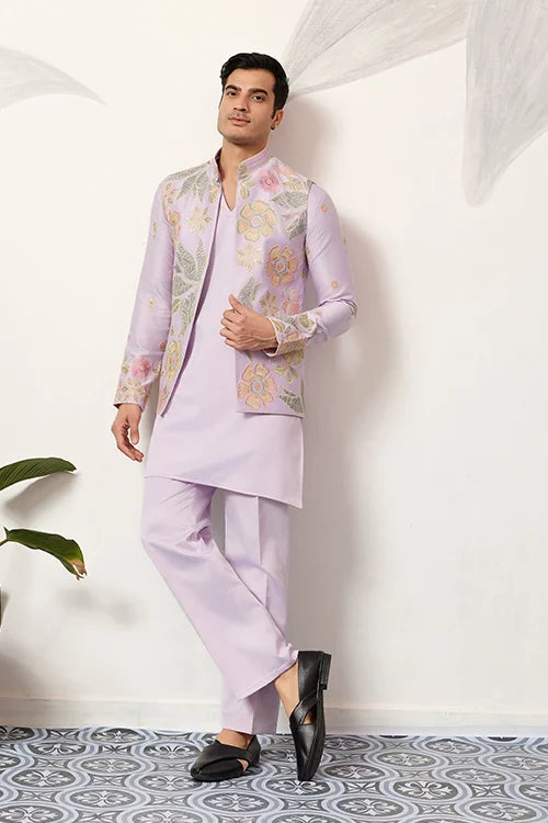 Mens Wear Designer Luxury Koti Kurta Set for Carnival Season Clothsvilla Main image