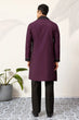 Load image into Gallery viewer, Purple Wedding Special Kurta with Dupatta for Mens Wear Clothsvilla