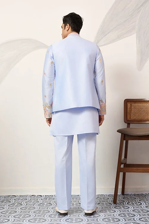 Luxury Carnival Function Special Mens Wear Koti Kurta Set Clothsvilla