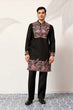 Load image into Gallery viewer, Festive Wear Premium Black Kurta Pant Set for Mens Clothsvilla