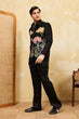 Load image into Gallery viewer, Black Velvet Wedding Bomber Suit for Mens Wear Clothsvilla