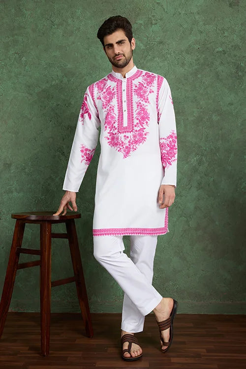 Digital Printed Ready to Wear Kurta and Pajama for Men Clothsvilla
