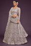 Dusky Orchid Soft Net Thread Zari Dori Embroidery Work Choli Clothsvilla