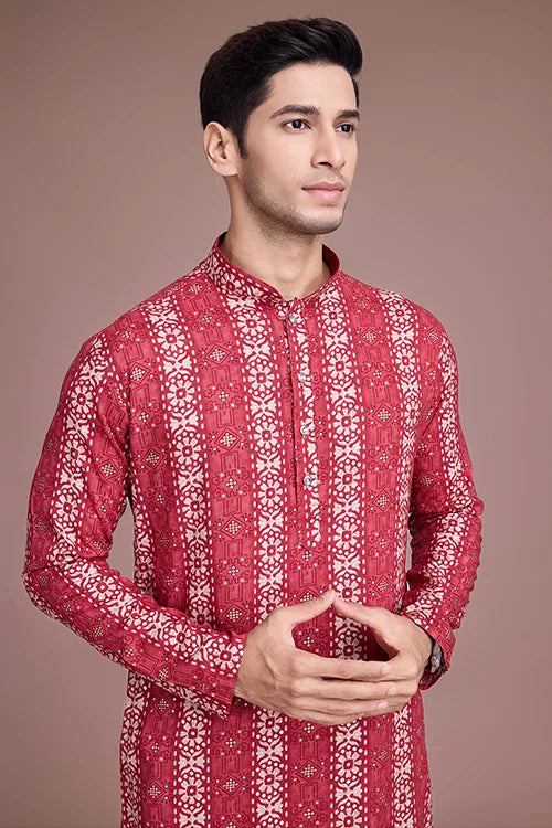 Stylish Men's Kurta Perfect for Navratri Festival Celebrations Clothsvilla