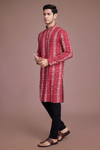 Stylish Men's Kurta Perfect for Navratri Festival Celebrations Clothsvilla