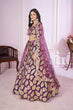 Load image into Gallery viewer, Georgette Lehenga Choli with Sequins &amp; Zari Embroidery Clothsvilla