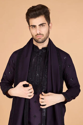 Purple Viscose Silk Kurta Set – Elegant & Stylish Clothsvilla