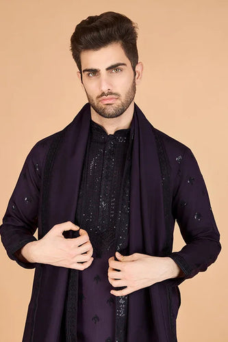 Purple Viscose Silk Kurta Set – Elegant & Stylish Clothsvilla
