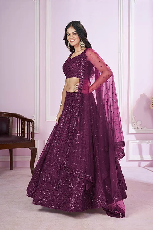 Stylish Soft Net Lehenga Choli for Weddings & Festivities Clothsvilla