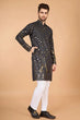 Load image into Gallery viewer, Cement Grey Designer Kurta – Viscose Rayon Fabric Clothsvilla