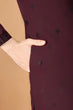 Load image into Gallery viewer, Maroon Designer Kurta for Men - Festive &amp; Wedding Clothsvilla