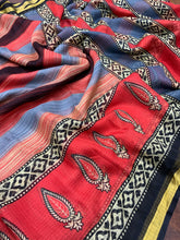 Load image into Gallery viewer, Elegantly Crafted Kota Silk Saree for Women: Luxuriously Soft, Exquisitely Printed, and Embellished with a Weaving Pattu Border ClothsVilla