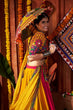 Load image into Gallery viewer, Traditional Mirror Work Chaniya Choli Set for Navratri Clothsvilla