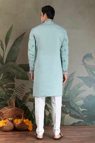 Shop Best Sky Kurta for Wedding & Festive Function Clothsvilla
