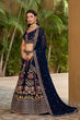 Load image into Gallery viewer, Navy Blue Embroidered Lehenga Choli with Dupatta Clothsvilla