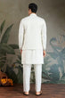 Load image into Gallery viewer, Cultural Function Special White Color Kurta Koti for Men Clothsvilla