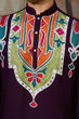 Load image into Gallery viewer, Purple Festival Wear Embroidery Mens Wear Kurta Clothsvilla
