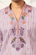 Load image into Gallery viewer, Royal Look Lavender V Neck Kurta Pant for Mens Wear Clothsvilla