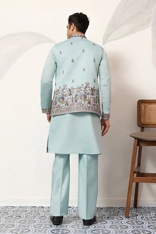 Elegant Groom Pista Koti Kurta Pant for Wedding Special Clothsvilla