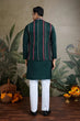 Load image into Gallery viewer, Indian ethnic wear Designer Green Kurta Koti Jacket Clothsvilla