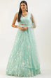 Load image into Gallery viewer, Bollywood Style Blue Lehenga Choli with Thread Embroidery Clothsvilla