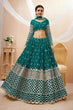 Load image into Gallery viewer, Fantastic Teal Blue Embroidered Women Lehenga Choli Collection Clothsvilla