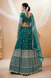 Load image into Gallery viewer, Fantastic Teal Blue Embroidered Women Lehenga Choli Collection Clothsvilla