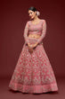 Load image into Gallery viewer, Fantasy Rose Color Lehenga Choli for Weddings Clothsvilla