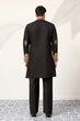 Load image into Gallery viewer, Ethnic Speical Classic Black Embroidered Kurta for Mens Clothsvilla
